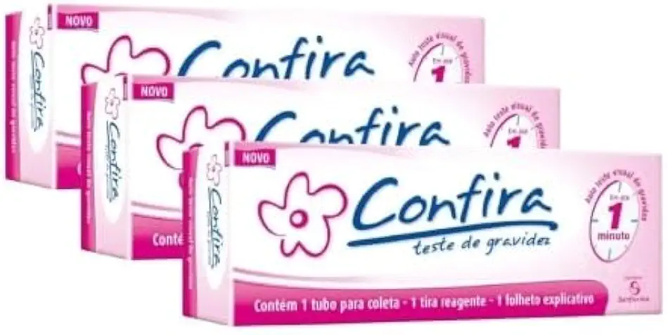 Kit Com 3 Teste De Gravidez Confira - Teste em Tiras