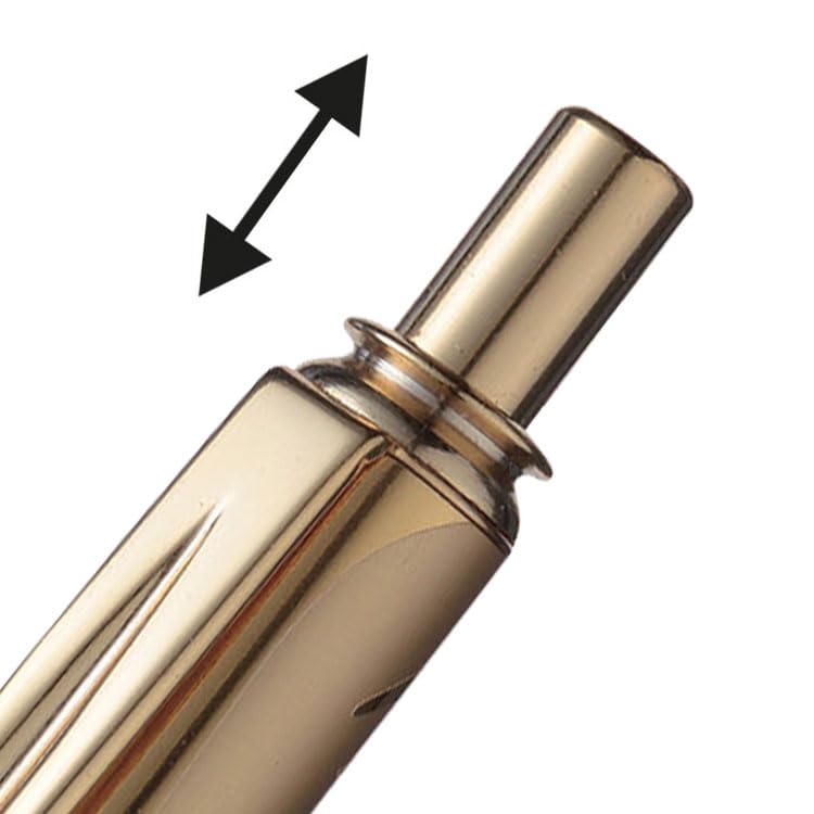 Pentel BL407 Energel Sterling, Gold Metal Barrel, Gel ink Rollerball, 0.7mm Tip, Black ink (Pack of 12), 12 count (Pack of 1) - Image 3