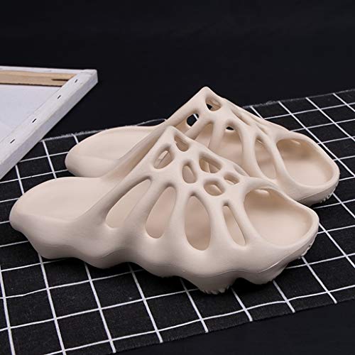 Women's Slippers EVA Slippers Female Summer New Net Red Fish Mouth Hole Wave Sandals Indoor Bathroom Strong Bottom Pair Slippers Bathing Shoes