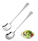 TIANCEWAN Salatbesteck Edelstahl 6-teilig, Servierbesteck mit Salatlöffel & Servierlöffel WMF...