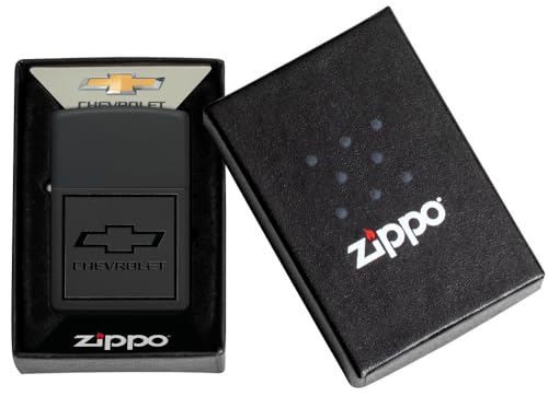 Encendedor Zippo Chevy Negro Mate miniatura 5