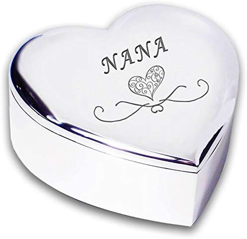 Chris Bag Of Goodies NANA Silver finish TRINKET BOX Gift Novelty Keepsake Presents Ideas for my Nanas Birthday Christmas Mothers Day Xmas Present Gifts