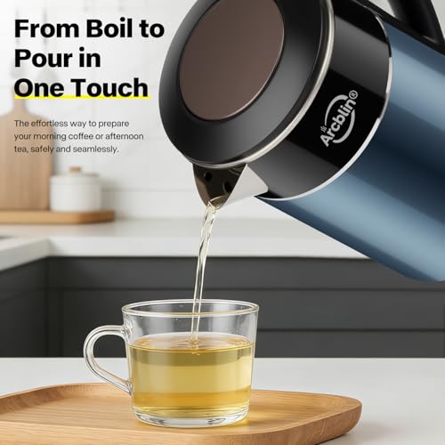 Electric Kettle 1.8L, 1350W Fast Boiling Tea Kettle and Hot Water Boiler - image 6