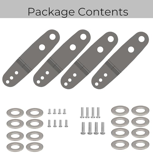 Image of Mounting VESA Extender with Screw Kit for TV & Monitors 100x100 mm to 200X200 mm, 100x200 mm, 200x100 mm