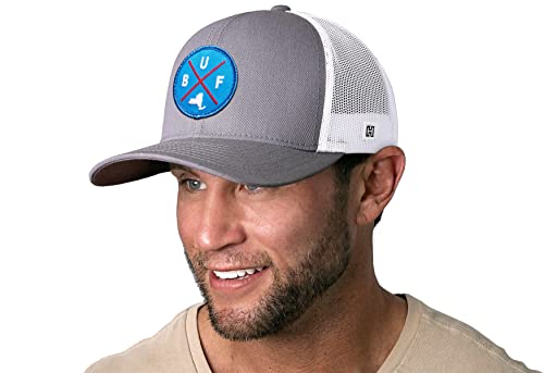 Image of HAKA State City Trucker Hat for Men & Women, Adjustable Baseball Hat, Mesh Snapback, Sturdy Outdoor Black Golf Hat