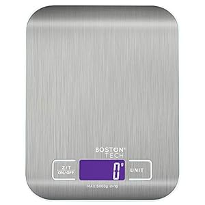 Digitale keukenweegschaal HK105. Hoge precisieweegschaal van roestvrij staal, waterdicht. 5KG capaciteit. LCD scherm. Multifunctioneel, inclusief batterijen. Tarra-functie. Downloadbaar receptenboek