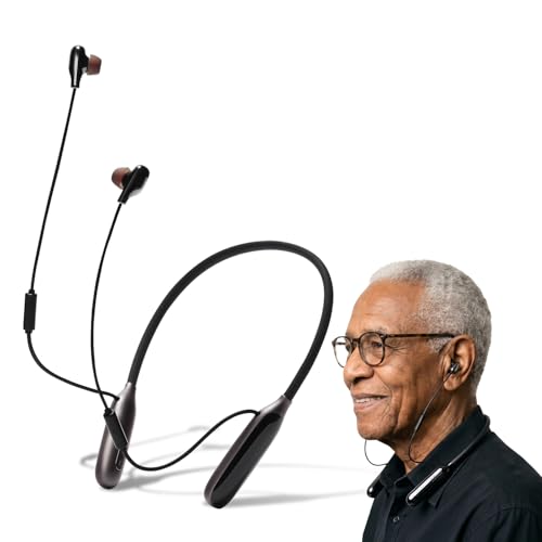 Hearing Aid For Seniors & Adults, FDA-Registered OTC Hearing Aid for Severe Hearing Loss, 64-Channel Digital Sound, Noise Cancelling, 40H Rechargeable Hearing Amplifier, Gifts for Men Women