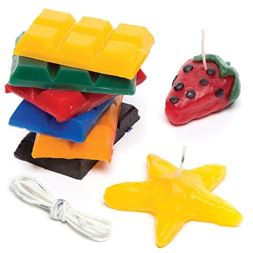 Baker Ross EV948 Kit De Fabrication De Bougies Assorties