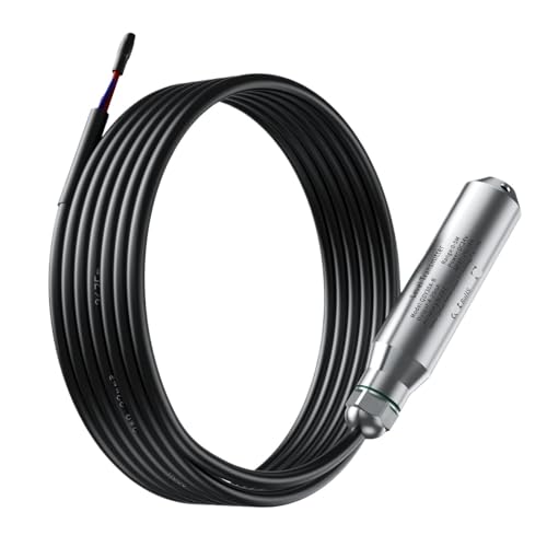 Capteur de niveau d'eau submersible 1m sortie 4-20mA haute précision