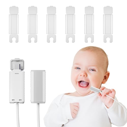 USB Charger Protector for Baby Proofing, Cord Cover Baby Proof, Electrical Safety Baby Products, Prevent Babies from Biting Charging Cable Ends（8Pcs）