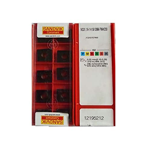 Sandvik Coromant N331.1A-054508M-PM4230 N331.1A 054508M PM4230 Outil de fraisage en carbure de tungstène Cover