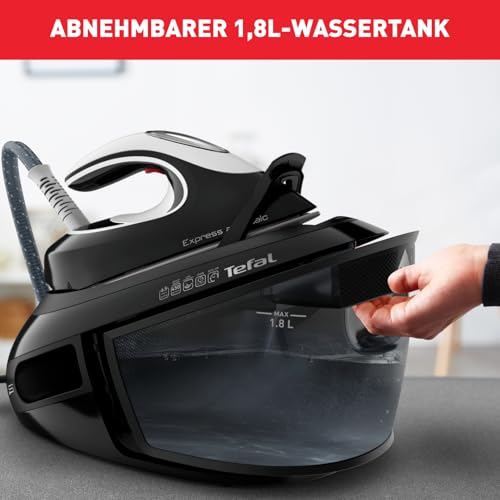 TEFAL EXPRESS ANTI-CALC Dampfbügelstation, abnehmbarer Kalk-Kollektor, 450 g/Min. Dampfstoß, leistungsstarker 6,5-Bar-Druck… – Ansicht 6