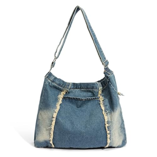 Denim Tote Bag Designer Jean Handbags for Women Denim Purse Large Hobo Shoulder Bag Y2K Crossbody Bag3