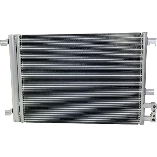 TYMMC 1pc A/C Air Conditioning AC Condenser 22.13 X 15.75 X 0.63 Inches Core Size Aluminum for Chevy for Corvette 6.2L 2014-2019 23237860 20979403 ZZ1424