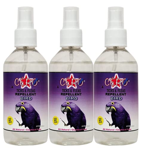 CERO ® 100% Natural Ticks, Fleas & Mites Repellent Spray for Birds 3 PC Combo (200ml X 3 Bottle) (B09F3KJBDD) Amazon Price History, Amazon Price Tracker