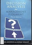 Decision Analysis for Management Judgment