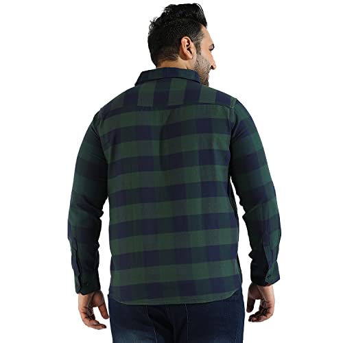 Image of CAHOOT Instafab Plus Men's Button Up Regular Fit Shirt for Casual Wear | Modern Clothing Shirt Crafted with Regular Sleeve, Comfort Fit & High-Performance for Everyday Wear