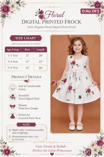 Image of Girl's Rayon Cocktail Mini Baby Frock