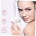SAFIGLE Facial Cleansing Brush Set Deep Pore Cleaning Tool for All Skin Types Exfoliating Device with Soft Head for Daily Use Rosy Color