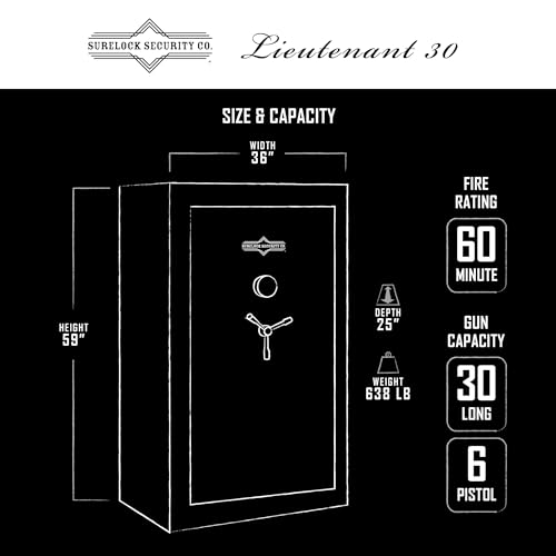 SureLock Security Lieutenant 30 Gun and Home Safe thumbnail 3