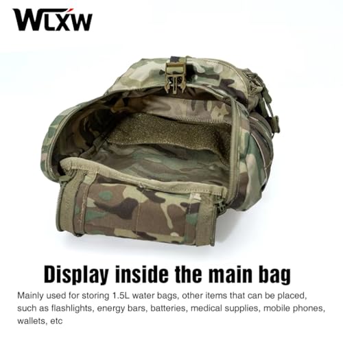 Pochette Molle d'hydratation tactique WLXW mini-sac d'eau haute résistance