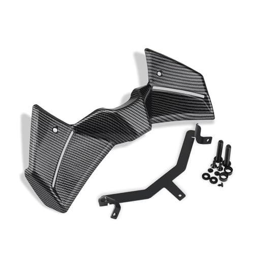 Aileron aérodynamique MT-09 2024 améliore l'appui avant spoiler noir