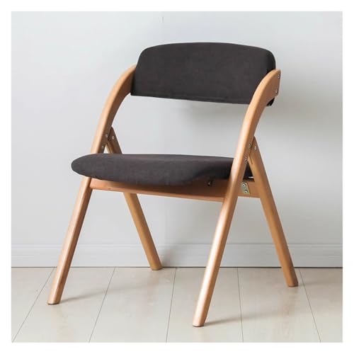 Chaise de salle à manger pliable en bois noble Style 4