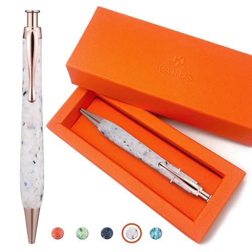 KARUS-Dressed-Pen--Retractable-Ballpoint-Pen-with-Black-Ink-Refill-Gift-Box-Best-Pen-Set-for-Men-Women-Birthdays-Exchanges-Commemorative-Business-Anniversary-Graduation-Personalized-Gift