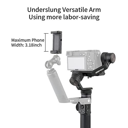 Feiyutech G6 Max [Official] 3-Axis Handheld Gimbal Stabilizer For Mirrorless Cameras,Pocket,Action Camera&Smartphone For Canon 200D Sony Zv1 Panasonic Gh4 Gopro 10/9(Uncontrollable) Iphone 14 13 Pro #TOP3
