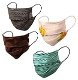In schönen Stoffen, passend zu Ihrem Outfit und Ihrer Stimmung. Tragen Sie es selbst oder verschenken Sie ein Pflegegeschenk. PFLEGEHINWEISE: In der Maschine waschbar. Filter vor dem Waschen entfernen. Weichwaschmittel verwenden. Vor Gebrauch abtrocknen. Nicht für den medizinischen Gebrauch.