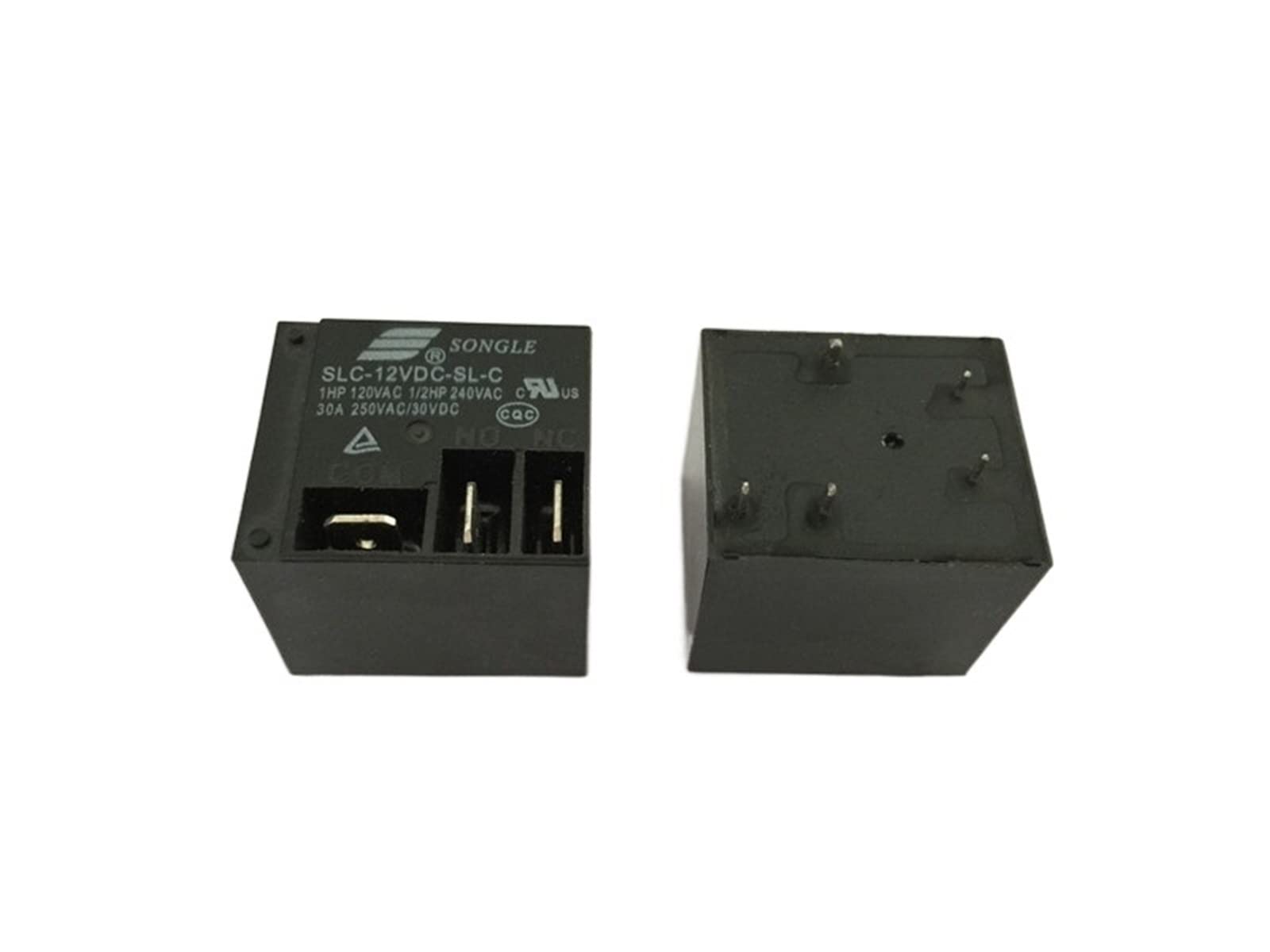 Relais de puissance électrique PCB T91 12V 30A 250VAC 5 broches SLC-12VDC