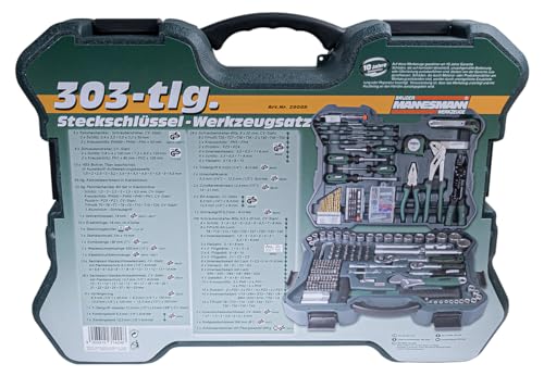 Juego de herramientas Mannesmann 303 piezas miniatura 3
