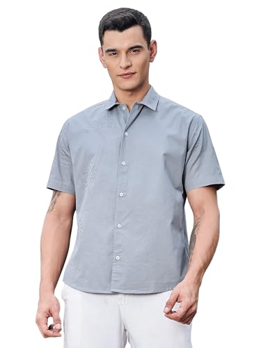 Chemise décontractée homme Thomas Scott en coton à manches courtes