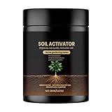 Boden Revitalizer | Organischer Wasserlöslicher Aktivator 280g - Pflanzen Erde Aktivator,für Rasen Garten Landwirtschaft Tomate Gurken Orchidee Hortensie Begonie