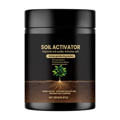 Vhjlfig Activateur de Sol | 280 G Engrais Soluble Dans L'Eau Portable - Conditionneur de Terreau,pour d'Intérieur Potager Fleurs Tomate Orchidée Bégonia Pelouse Jardin