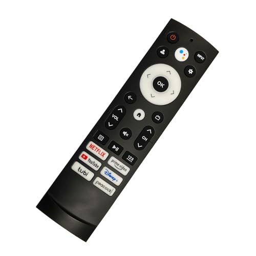 Télécommande vocale ERF3M90H de rechange compatible avec Hisense TV série A53FUA