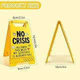 HRPHRP Office Desk Decor Desk Accessories - Funny Boss Coworker Employee Bosses Day Gifts, Cubicle Decor Gag Gifts for Women Men, Teacher Nurse Principal Appreciation Gifts, Lady Work Desk Signs
