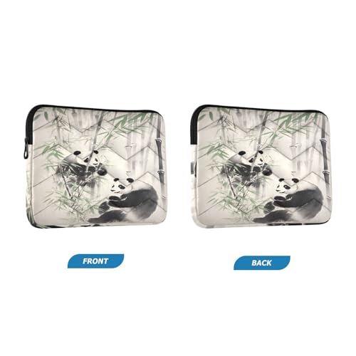 Funda para portátil de 13-14 pulgadas con diseño panda miniatura 2