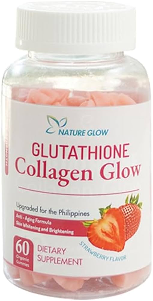 Nature’s Glow Glutathione Collagen Glow, Strawberry Flavour, 60