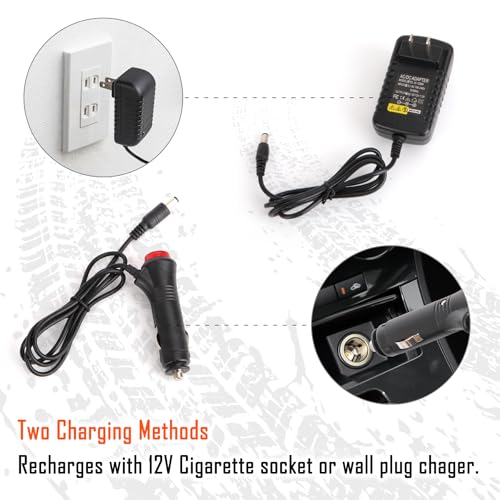 ROUTEKING Rundumleuchte Akku - Wiederaufladbar 9 Modi Blitzleuchte Wireless LED Warnleuchte Magnet, 12V- 24V Amber Blinkleuchte Beacon mit für Auto LKW Traktor SUV (Gelb)