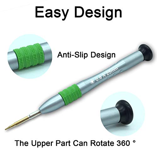 TPEKKA Precision 0.8 mm 5-Point Pentalobe Screwdriver,New 5 Point Star Pentalobe Screwdriver for iPhone 5S iPhone 6 / 6S / 6 s Plus / 5C / 5/4 / 4G / 4S [S2 Material]