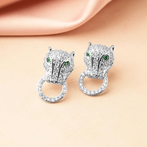 Image of Rubans Demi Fine Stainless Steel Stud Earrings Daily Gift for Women & Girls