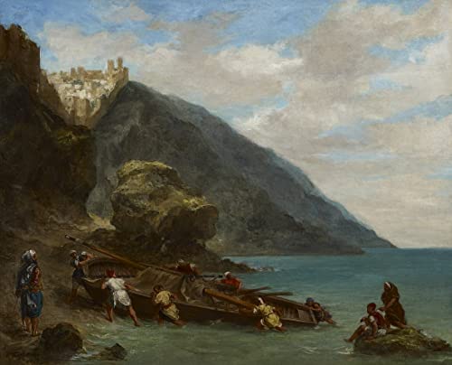 Tableaux graffiti Delacroix pour raviver un mur blanc triste avec Tanger 60x90