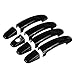 8 PCS/Set Car ABS Glossy Black 4 Door Handle Covers for Ford for Focus Escape Kuga Ranger 2013 2014 2015 2016 2017 2018