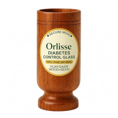 Image of Diabetes Control Wooden Glass | Vijaysar Neem Wood Glass for Sugar Control