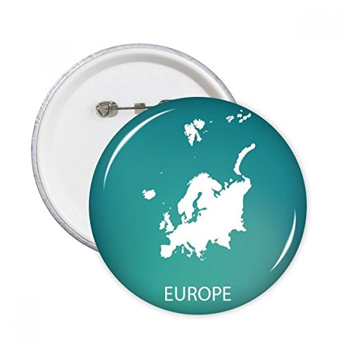 Pins Europe carte silhouette pour personnaliser un sac de voyage ou une veste en jean