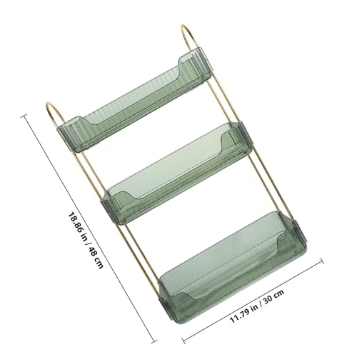 Rangement maquillage transparent pour comptoir encombré - 4
