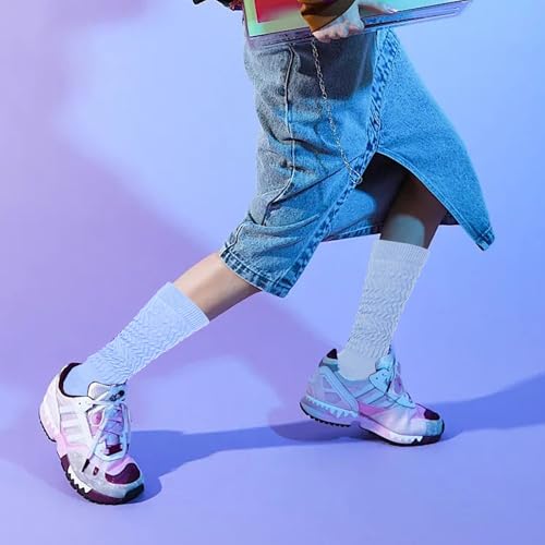 Image of Gvhntk Slouch Socks Women 80s 90s Scrunch Socks Extra Long Slouchy Sock Knee High Sock