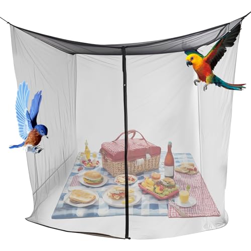 Red de cama – Toldo de malla | Toldo portátil de protección de seguridad negro cortinas para viajes, dormitorio, patio al aire libre, apartamento