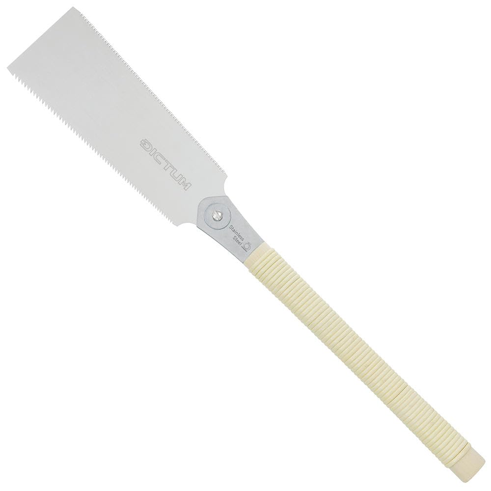 DICTUM Japansäge Ryoba Seiun 210 mm – Original Zugsäge für Möbelholz & trockenes Holz | Profi Saw mit Trapez- / Dreiecksverzahnung & Traditional Grip | Präzise Handsäge & Holzsäge